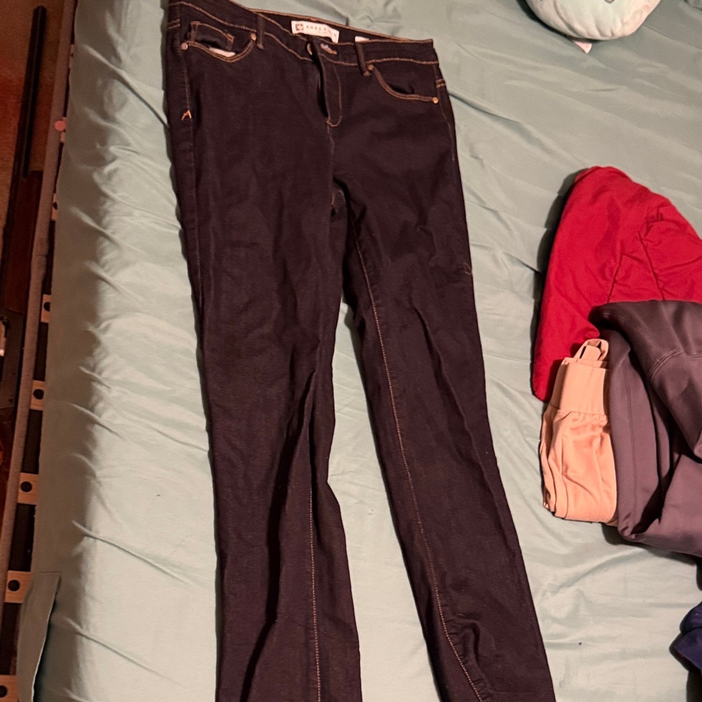 Anne Klein Black Boot Cut Pants